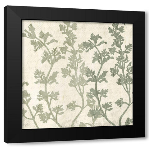 Sage 2 Black Modern Wood Framed Art Print with Double Matting by Kimberly, Allen