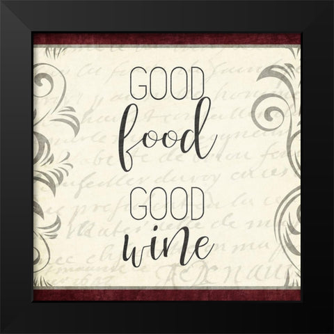 Good Times 1 Black Modern Wood Framed Art Print by Kimberly, Allen