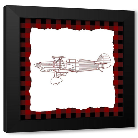 Boy 3 Black Modern Wood Framed Art Print with Double Matting by Kimberly, Allen