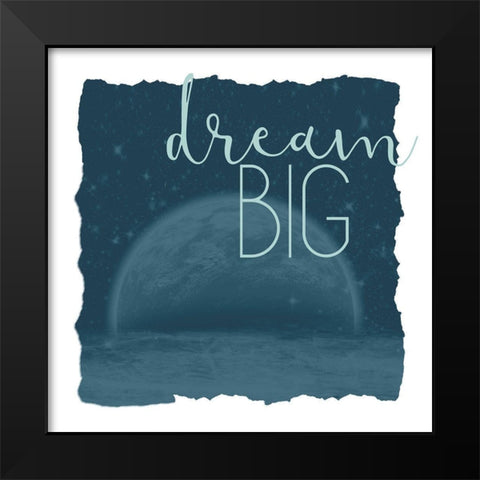 Sleep Tight 2 Blue Black Modern Wood Framed Art Print by Kimberly, Allen