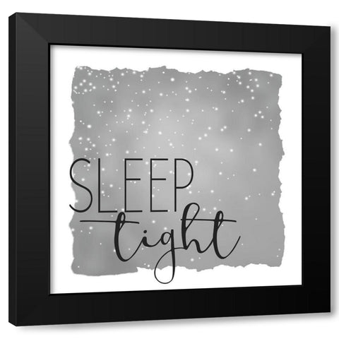 Sleep Tight 1 Neutral Black Modern Wood Framed Art Print by Kimberly, Allen