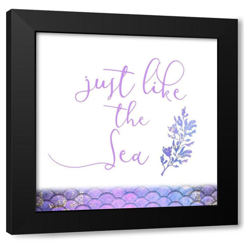 Beautiful and Free 3 Black Modern Wood Framed Art Print by Kimberly, Allen