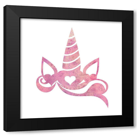 In a Field of Horses 1 Black Modern Wood Framed Art Print with Double Matting by Kimberly, Allen