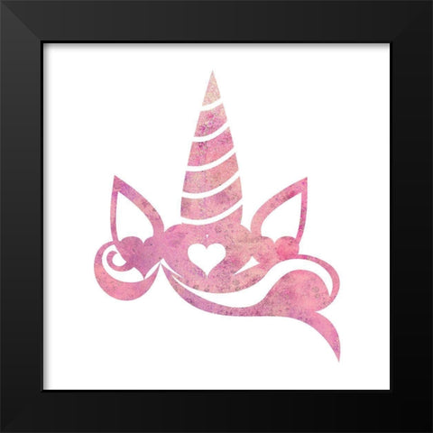 In a Field of Horses 1 Black Modern Wood Framed Art Print by Kimberly, Allen