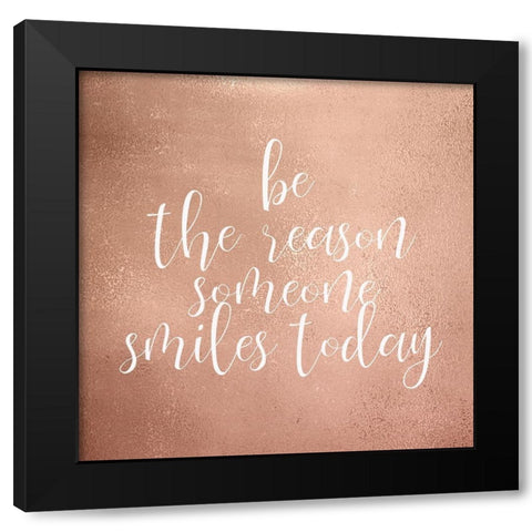 Be The Reason Black Modern Wood Framed Art Print with Double Matting by Kimberly, Allen
