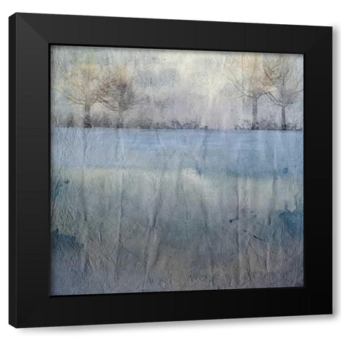 Evening Black Modern Wood Framed Art Print by Allen, Kimberly