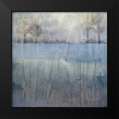 Evening Black Modern Wood Framed Art Print by Allen, Kimberly