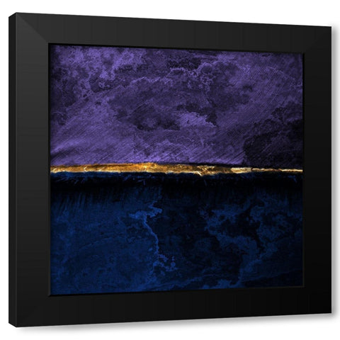 Layered One Black Modern Wood Framed Art Print by Kimberly, Allen