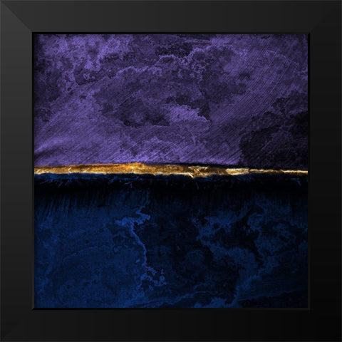 Layered One Black Modern Wood Framed Art Print by Kimberly, Allen