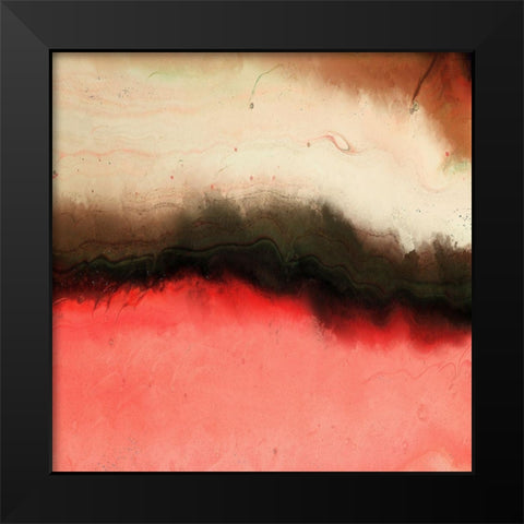 Bedrock Black Modern Wood Framed Art Print by Kimberly, Allen