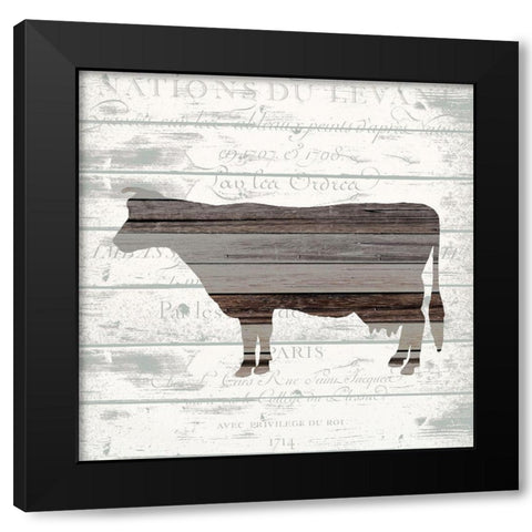 Farm Life 2 Black Modern Wood Framed Art Print by Kimberly, Allen