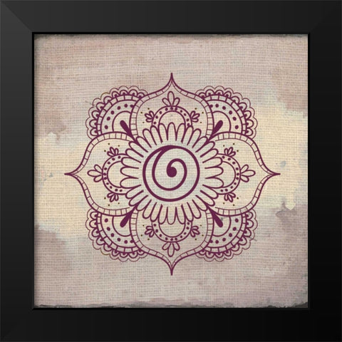 Lovely Henna 1 Black Modern Wood Framed Art Print by Allen, Kimberly