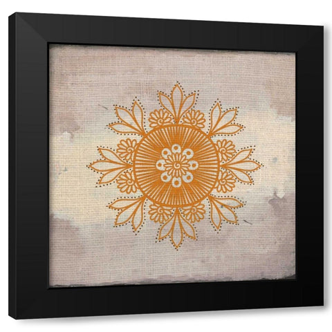 Lovely Henna 3 Black Modern Wood Framed Art Print with Double Matting by Allen, Kimberly