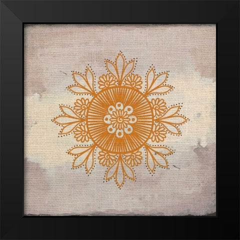 Lovely Henna 3 Black Modern Wood Framed Art Print by Allen, Kimberly