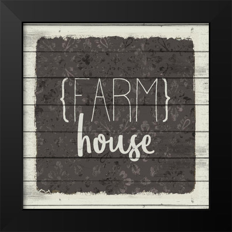 Farm Life 2 Black Modern Wood Framed Art Print by Kimberly, Allen