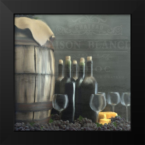 Chateau Black Modern Wood Framed Art Print by Kimberly, Allen