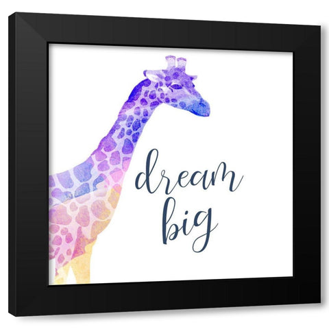 Little One 1 Black Modern Wood Framed Art Print by Kimberly, Allen