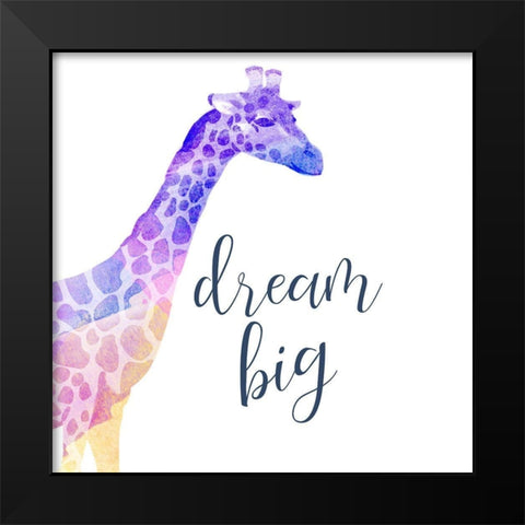 Little One 1 Black Modern Wood Framed Art Print by Kimberly, Allen