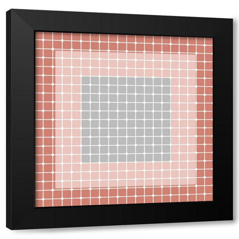 In The Grid 1 Black Modern Wood Framed Art Print with Double Matting by Kimberly, Allen
