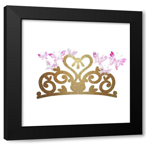 A Princess 5 Black Modern Wood Framed Art Print by Kimberly, Allen
