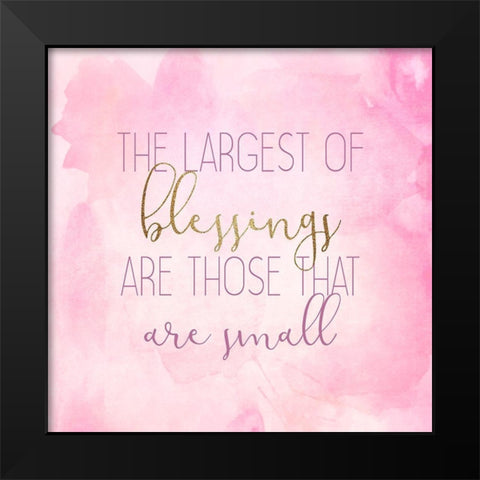 A Princess 3 Black Modern Wood Framed Art Print by Allen, Kimberly