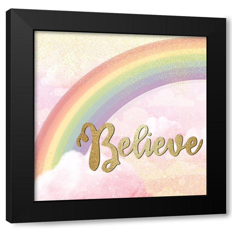 Magic Is All Around 5 V2 Black Modern Wood Framed Art Print by Allen, Kimberly