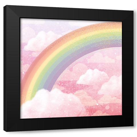Magic is all Around 5 Black Modern Wood Framed Art Print by Kimberly, Allen