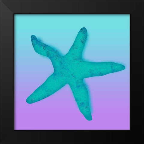 Mermaids 3 Black Modern Wood Framed Art Print by Kimberly, Allen
