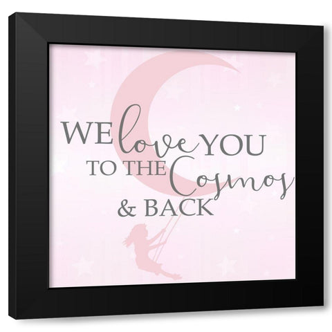 The Sky 4 Black Modern Wood Framed Art Print with Double Matting by Kimberly, Allen