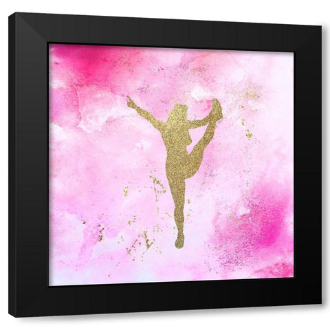 Cheer 3 Black Modern Wood Framed Art Print with Double Matting by Kimberly, Allen