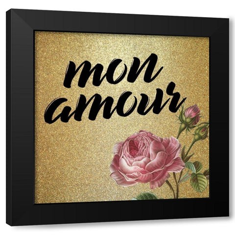 Darling 2 Black Modern Wood Framed Art Print by Kimberly, Allen