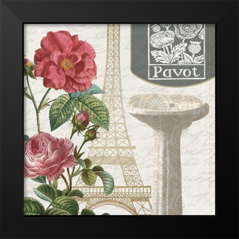 Salle de Bains 2 Black Modern Wood Framed Art Print by Kimberly, Allen