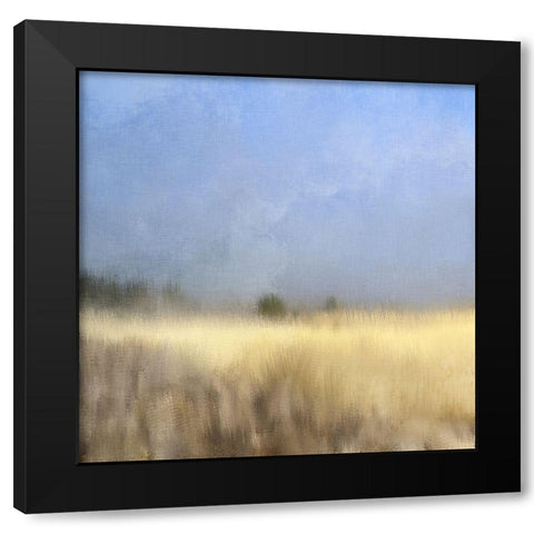 Countryside 1 Black Modern Wood Framed Art Print with Double Matting by Kimberly, Allen