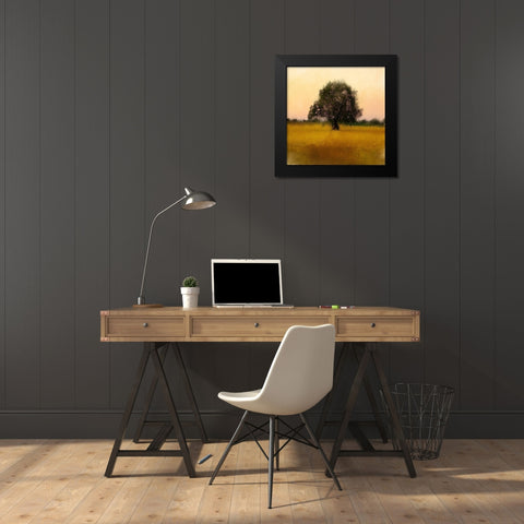 Evening Sky Black Modern Wood Framed Art Print by Kimberly, Allen