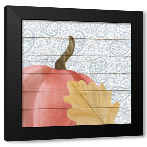 Paisley Fall 1 Black Modern Wood Framed Art Print by Kimberly, Allen