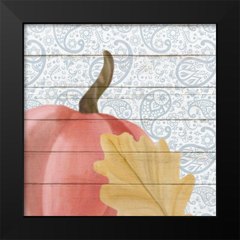 Paisley Fall 1 Black Modern Wood Framed Art Print by Kimberly, Allen