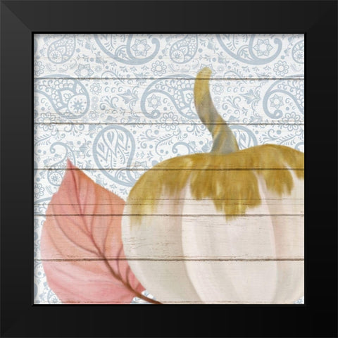 Paisley Fall 2 Black Modern Wood Framed Art Print by Kimberly, Allen