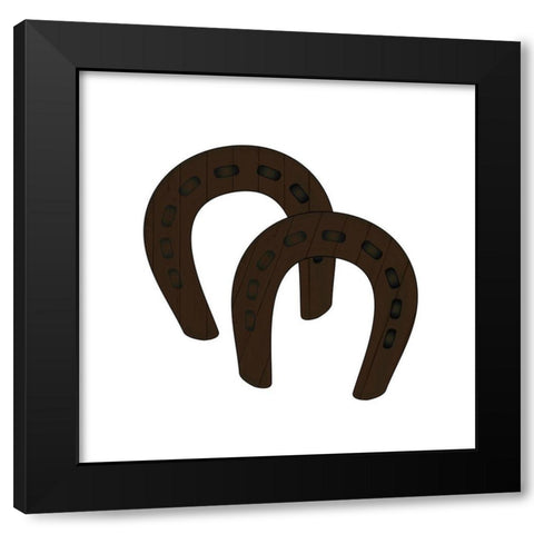 Western Star 2 Black Modern Wood Framed Art Print with Double Matting by Kimberly, Allen