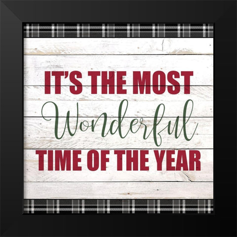 Wonderful Time Black Modern Wood Framed Art Print by Kimberly, Allen