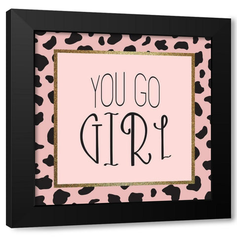 Sassy 1 Black Modern Wood Framed Art Print by Kimberly, Allen