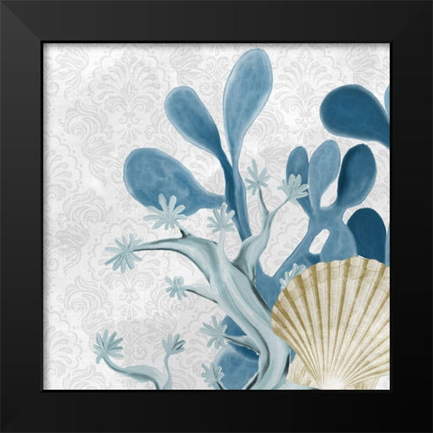 Happiness Beach 3 Black Modern Wood Framed Art Print by Kimberly, Allen