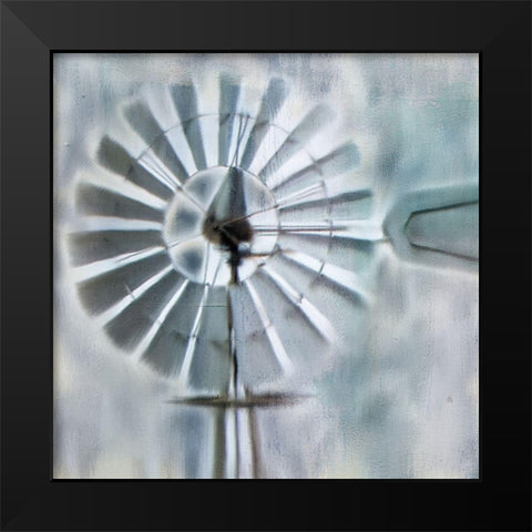 In The Wind Black Modern Wood Framed Art Print by Kimberly, Allen