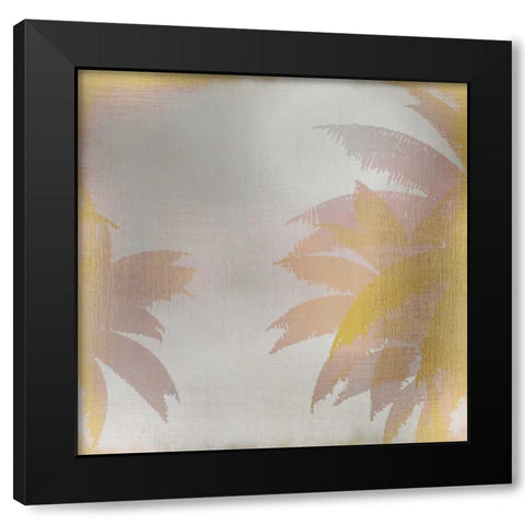 Palms at Sunset 2 Black Modern Wood Framed Art Print by Allen, Kimberly