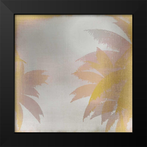 Palms at Sunset 2 Black Modern Wood Framed Art Print by Allen, Kimberly