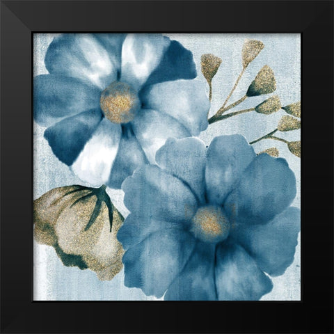 Painted Indigo Black Modern Wood Framed Art Print by Kimberly, Allen