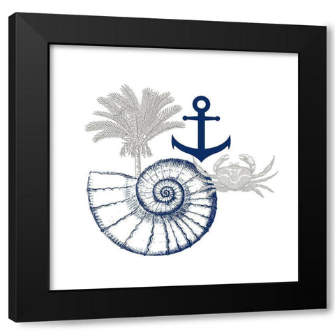 Adventures at Sea 5 Black Modern Wood Framed Art Print with Double Matting by Kimberly, Allen