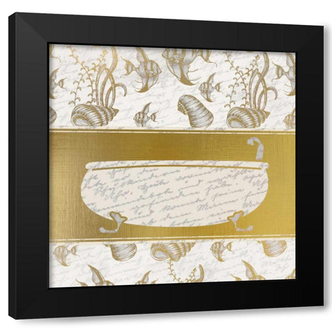 Under the Sea 3 Black Modern Wood Framed Art Print with Double Matting by Allen, Kimberly