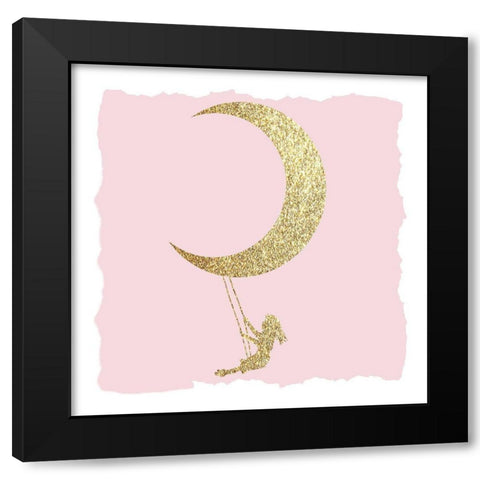 Twinkle Twinkle 5 V2 Black Modern Wood Framed Art Print with Double Matting by Allen, Kimberly