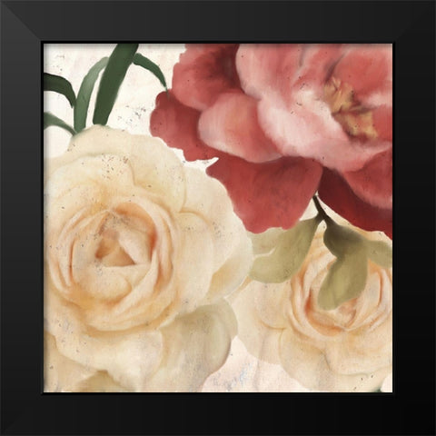 Fall Blooms 1a Black Modern Wood Framed Art Print by Kimberly, Allen