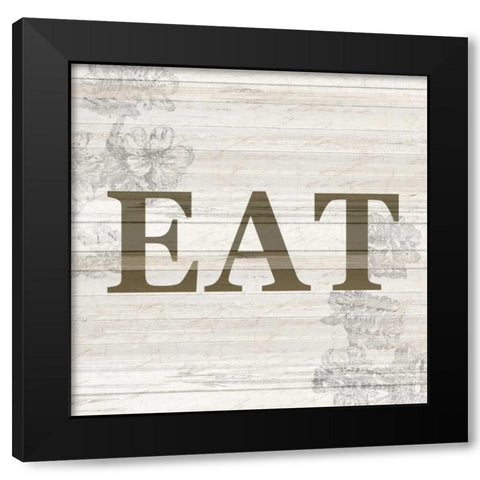 Kitchen Eats 1 Black Modern Wood Framed Art Print by Allen, Kimberly